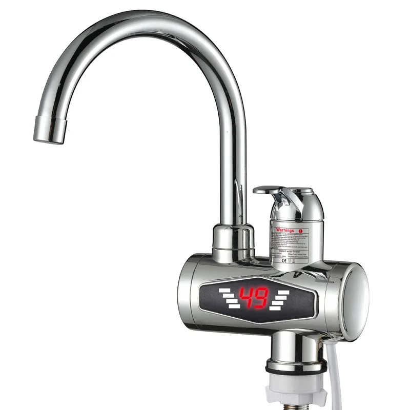 

Stainless Steel Instant Hot Faucet Instantaneous Water Heater Kitchen Hot Tap Tankless Heaters 220v 3000w Digital Display