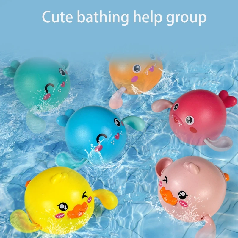 Kids Shower Bathtub Cute Bath Toys Baby Shower Toys Bathtub Kids Play Water Games Tool Kids Bathing Supplies 유아장난감 아기튜브 물놀이 장난감