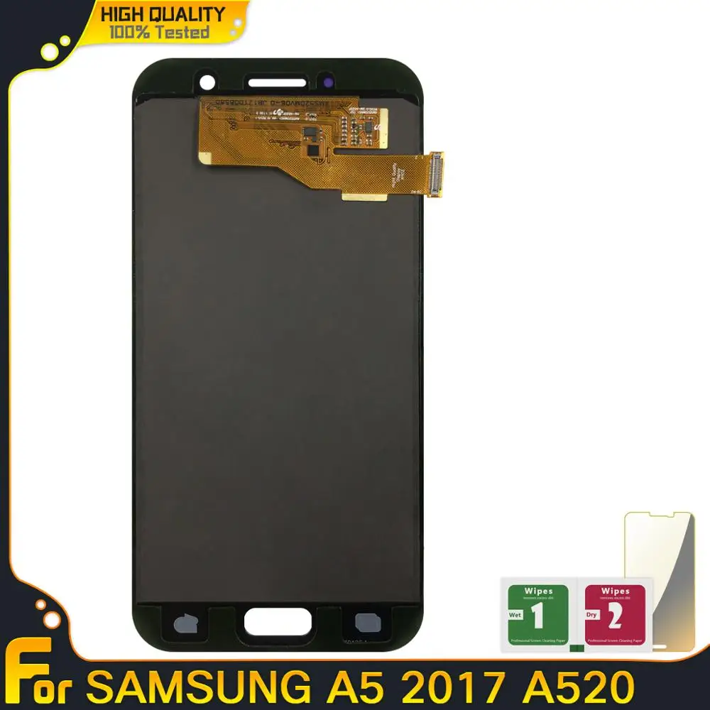 ЖК дисплей для Samsung Galaxy A5 2017 A520 A520F A520F/DS дигитайзер сенсорного экрана в сборе