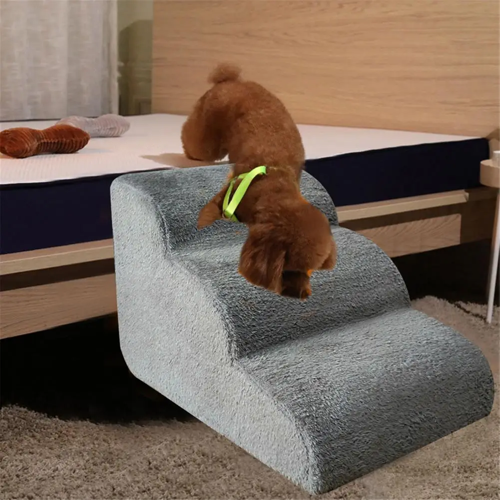 

Pet Dog Stairs Steps Indoor Dog House Stairs Ramp Ladder Portable Cat Climbing Ladder For Small Dog Cat Pet Products