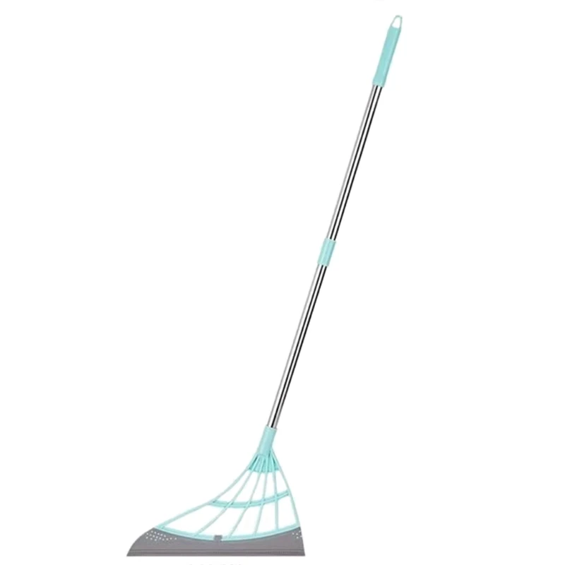 

Hangable Handle Design Two-in-one Broom for Kitchen Living Room Easy to Clean Strong Density PP Material