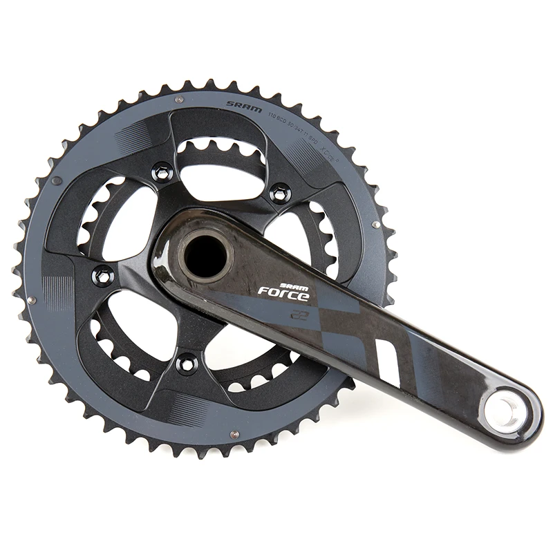 SRAM Force 22 2X11 скорость FC шоссейный велосипед шатун 50x34T 53x39T 170/172.5 мм карбоновый рычаг