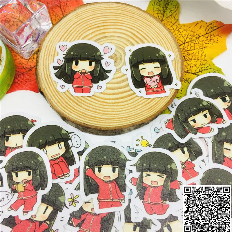 40 шт. милые стикеры в стиле кунг-фу для девушек стайлинга автомобиля велосипеда