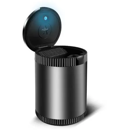 

Car ashtray creative with cover in the car with cover LED light for car portable ashtray