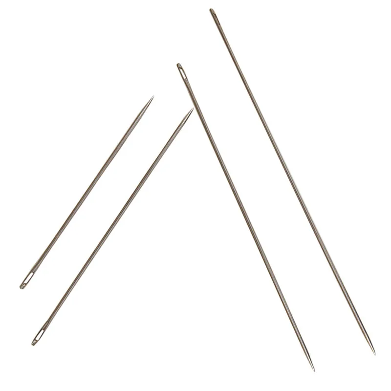 

4pcs Needles Hand Sewing Crafts Large Big Eye Manual For Embroidery Tapestry