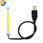 Прямая поставка, 5 в постоянного тока, полоса COB 80 мм, световая полоса, светодиодсветодиодный лампа 5 В, питание от USB, компьютерный красный, синий, зеленый, белый цвет, светильник льник сделай сам