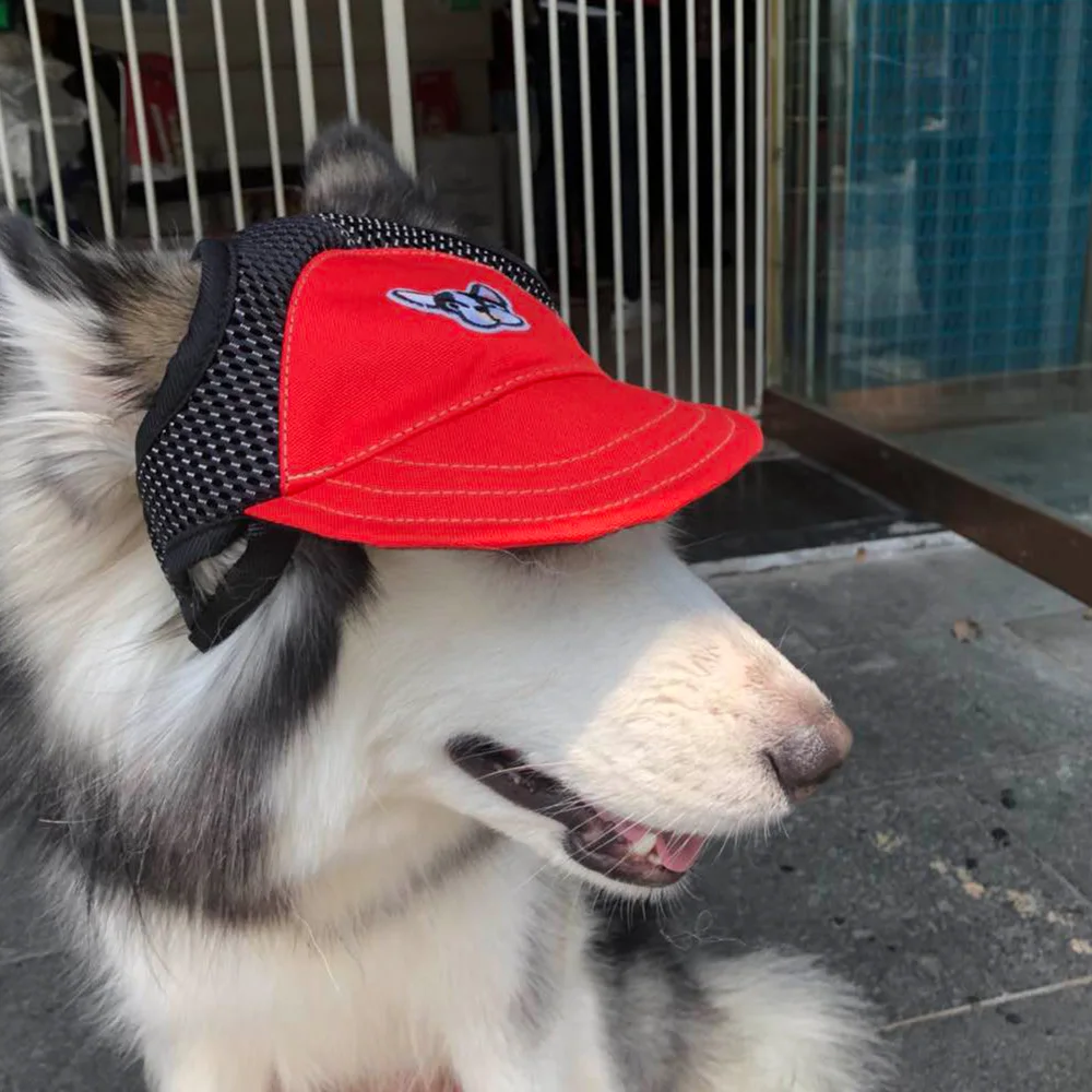 New Pet Baseball Visor Cap for Small Dogs Puppies Summer Sun Hat Sport Adjustable Buckle Dog Caps Accessories | Дом и сад
