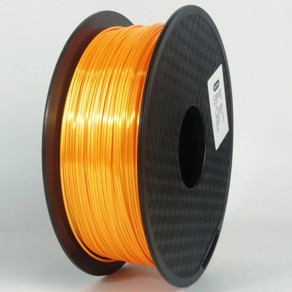 Orange 10 шт., новинка, 1 кг/шт., 1,75 мм, Тонкая шелковая нить PLA для 3d принтера, материалы для печати - Цвет: Orange