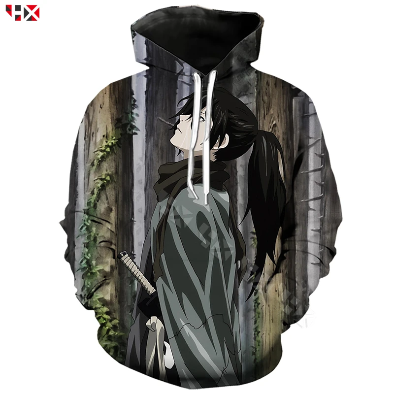 Аниме Dororo толстовки для мужчин и женщин 3D принт Hyakkimaru герои мультфильмов Толстовка Повседневная Спортивная Harajuku Пуловеры S481