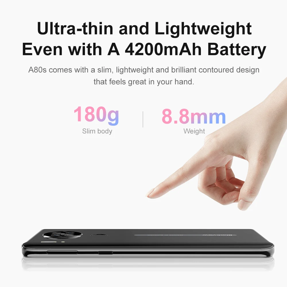 Blackview A80s смартфон 6 217 ''Экран Android 10 MT6762V/WD четыре ядра 4 Гб Оперативная память 64