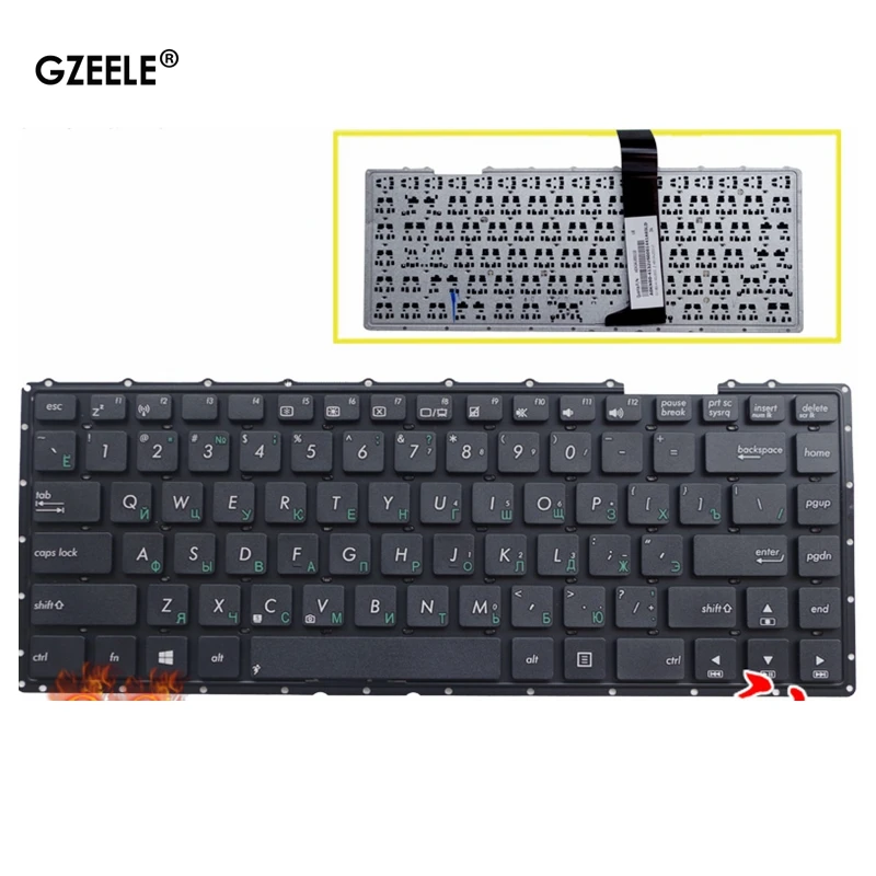 Клавиатура для ноутбука Asus X451 W419L W409L X403M A455 K455L R455 F455L|Клавиатуры замены| |