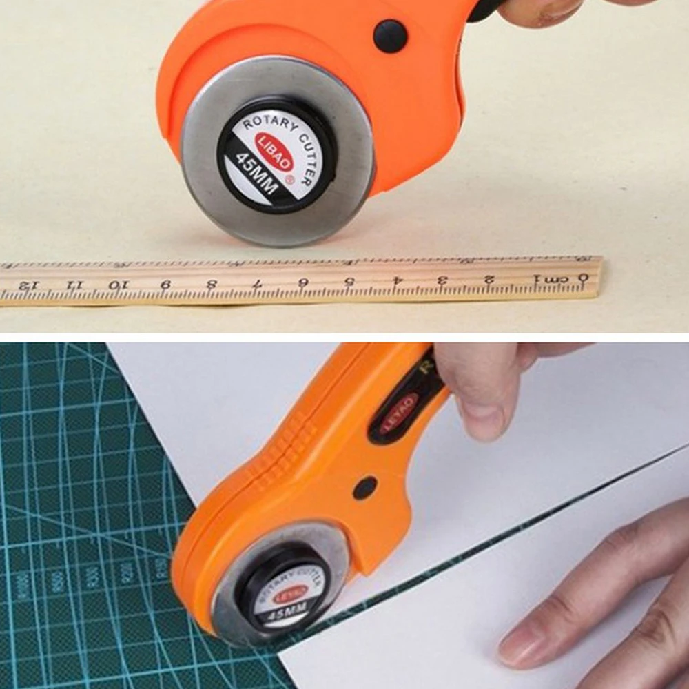 Вращающийся нож для резки ткани круглый машина кожевенное ремесло швейный