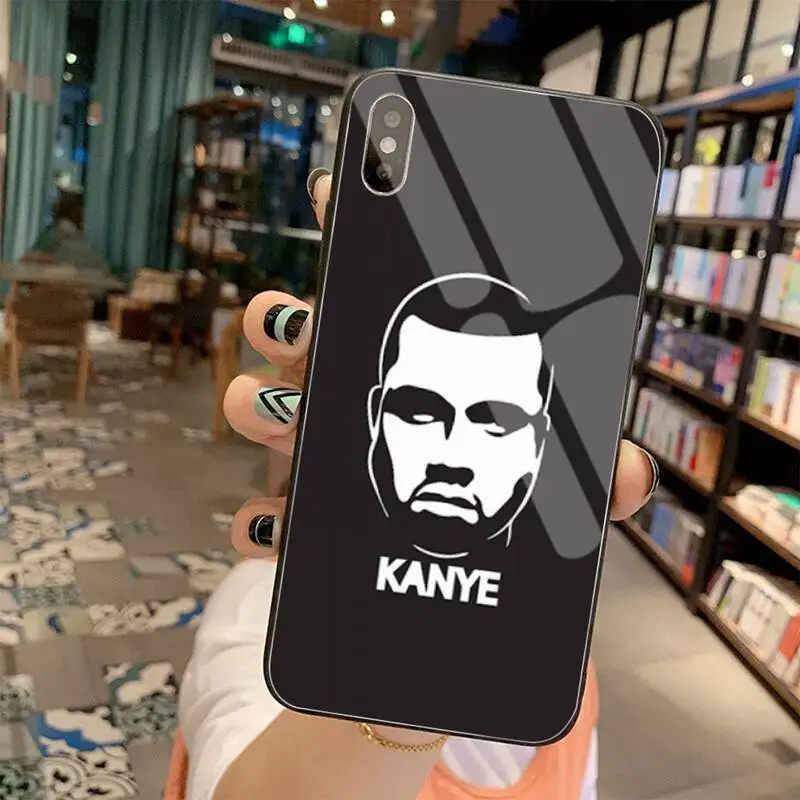 

kanye west Coque Shell Phone Case Tempered Glass For iPhone 11 Pro XR XS MAX 8 X 7 6S 6 Plus SE 2020 case