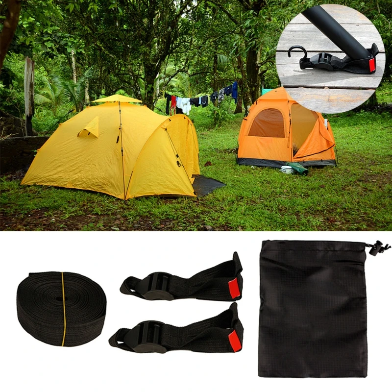 

Tent Rod Fixed Buckle Heavy Duty Awning Canopy Holder for Outdoor Camping Picnic Windproof