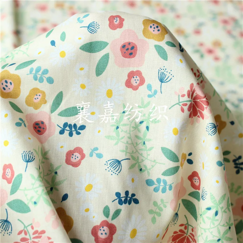 

Хлопчатобумажная Поплиновая цветочная ткань для рубашек и платьев «сделай сам»