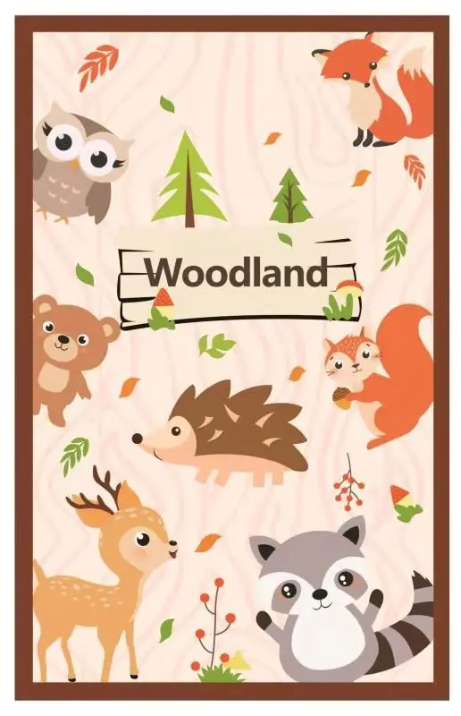 Лидер продаж одноразовый набор для дня рождения с лесными животными лисой