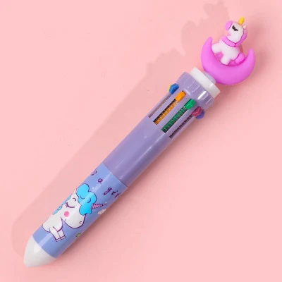 

Ten Color Ballpoint Pen Kawaii Stationery Cute Pens Novelty Cute Kawaii Pen Student Writing Gel Pens Learning Office Supplies