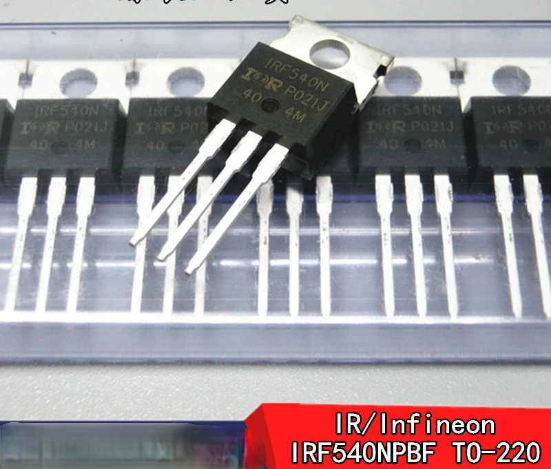 10 шт. подлинный новый транзистор IRF540NPBF TO-220 N канал 100 в 33A MOSFET полевой эффект ИК IRF540N