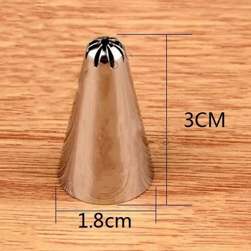 10 шт./партия Кондитерские сопла из нержавеющей стали глазури цветок советы для