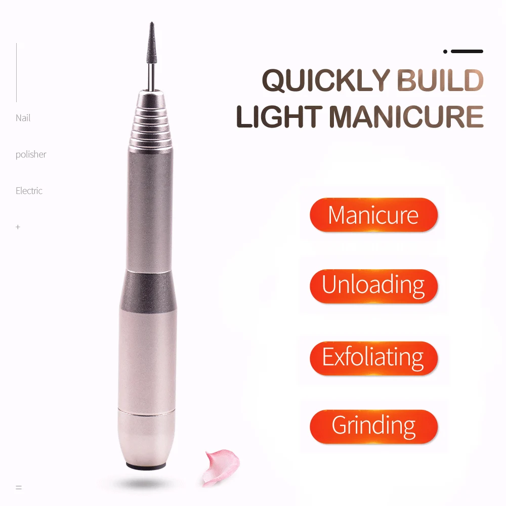 

25000RPM Mini Nail Drill Machine Professional Electric Manicure Nail Equipment Electric Nail File Pedicure File for Pro Manicure