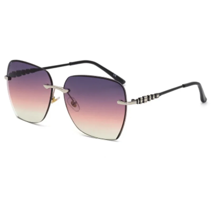 

Gradient Punk Vintage Shades 2020 Rimless Sunglasses Womens Luxury