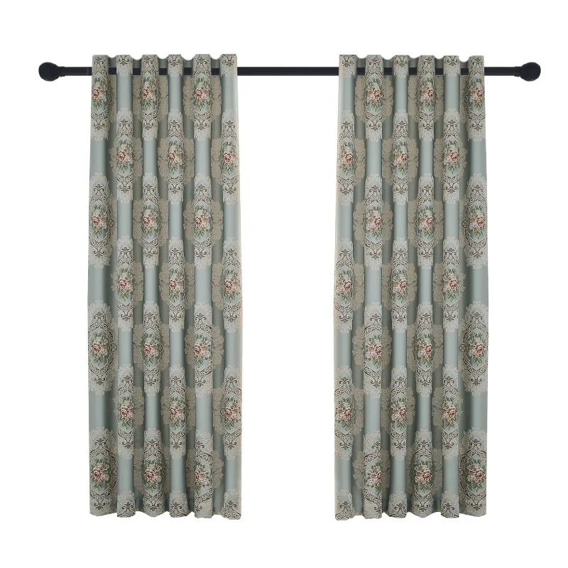 

Embossed embroidered curtains High degree of shading and heat insulation Chenille curtains Living room bedroom curtains