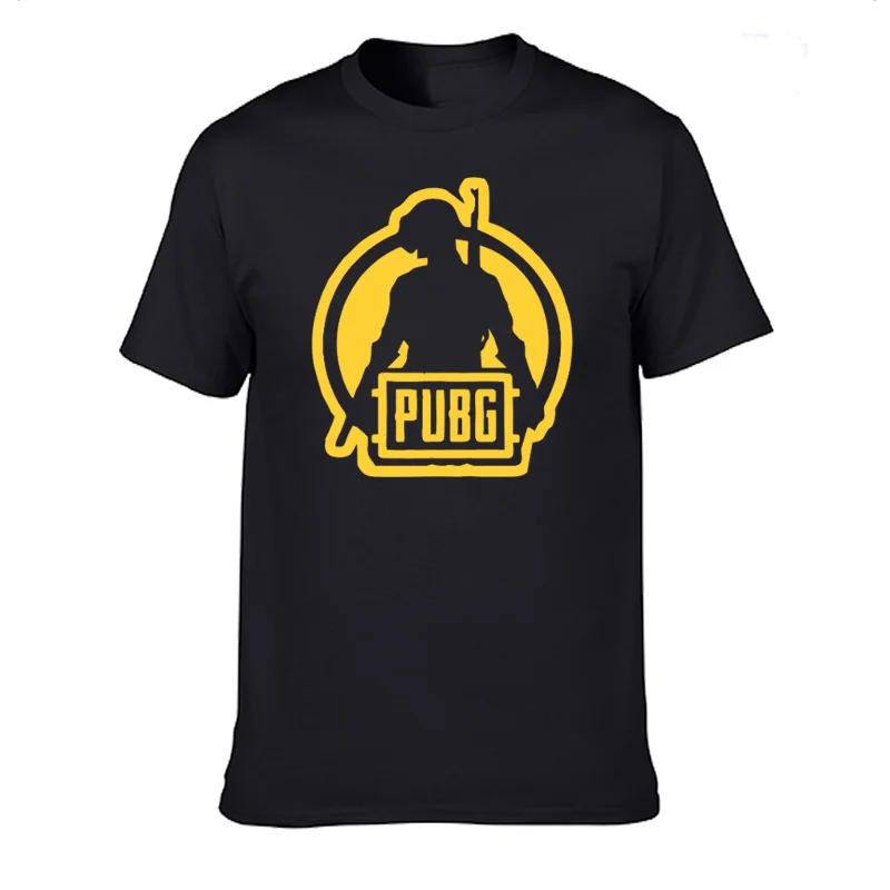 Новая летняя футболка PUBG Game повседневные мужские футболки 100% хлопок с коротким