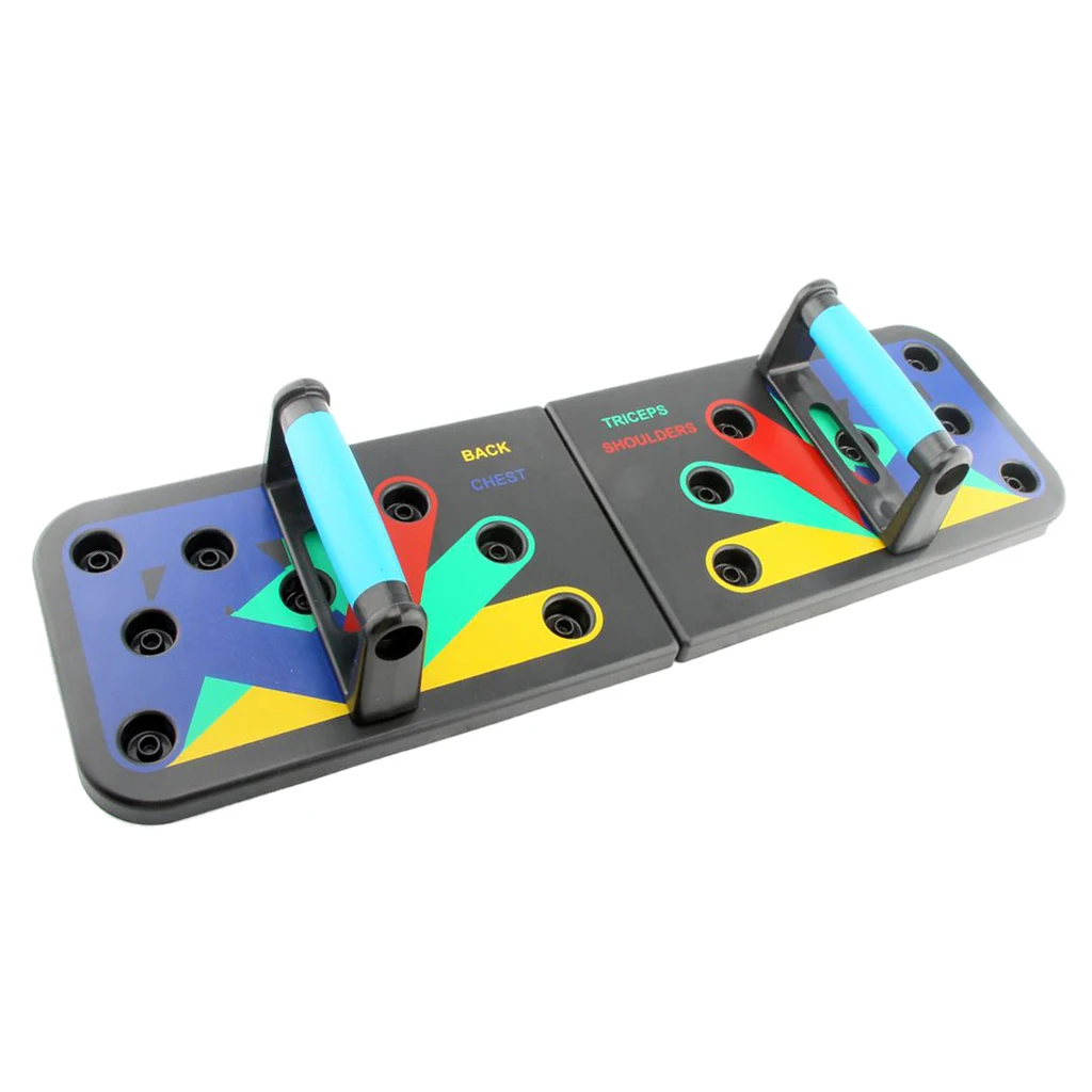 Складная доска пуш-ап 9 в 1 силовое оборудование для тренировок фитнеса | Спорт и