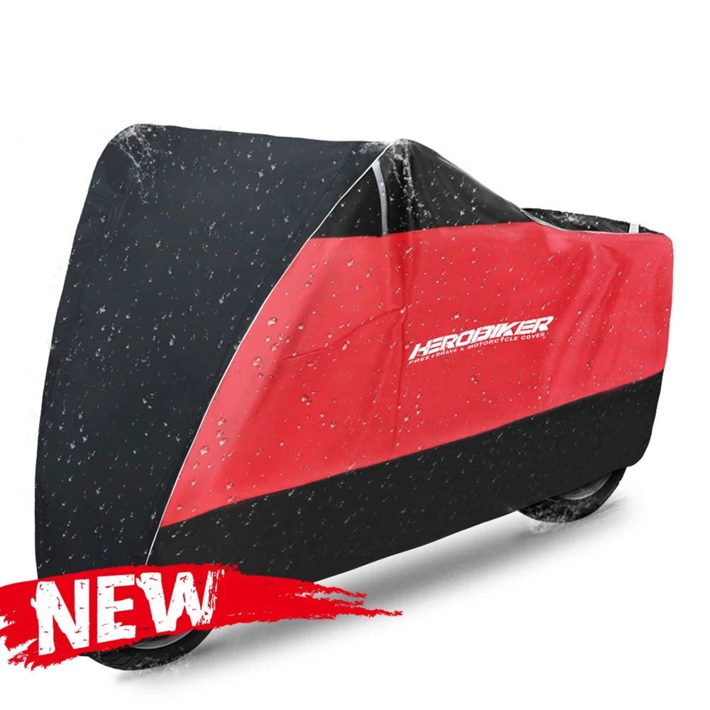 

HEROBIKER Motorcycle Cover Waterproof Dustproof UV Protective Outdoor Indoor Moto Scooter Motorbike Rain Cover For All Season
