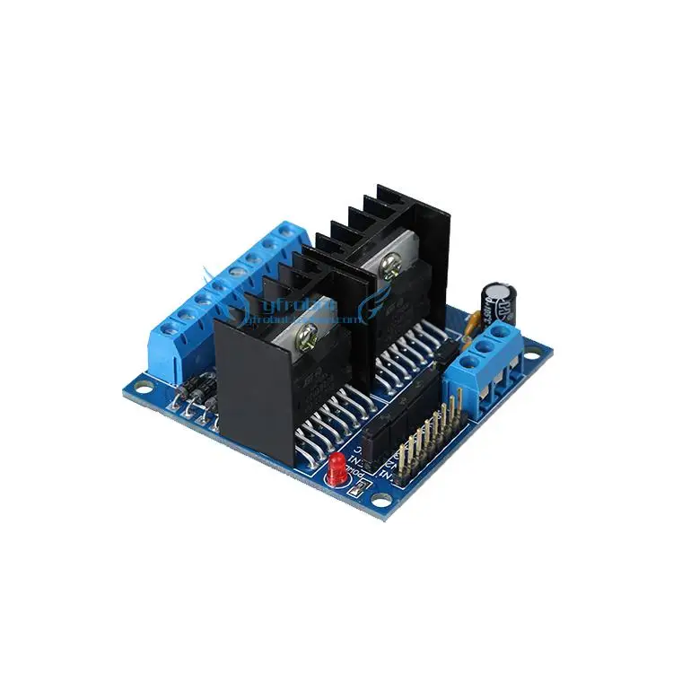 

Motor drive double L298N motor drive module H bridge drive board 4-way drive original