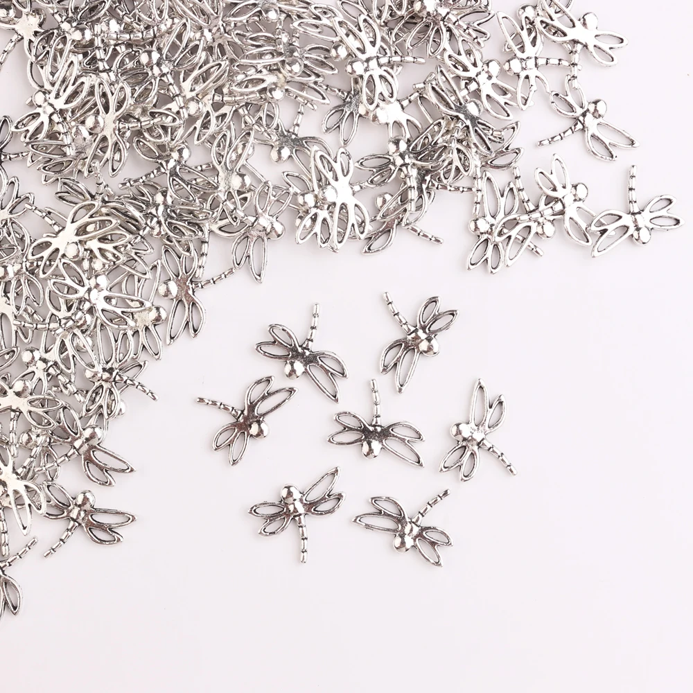30 шт./лот женские металлические подвески в виде животных для изготовления