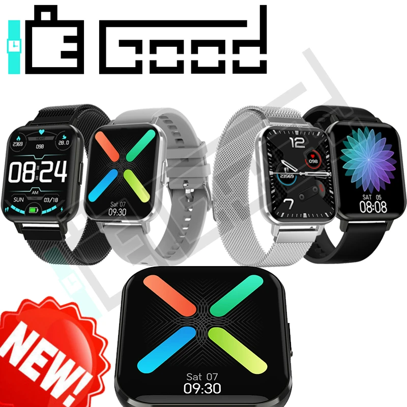 Смарт часы DTX с сенсорным экраном пульсометром тонометром и