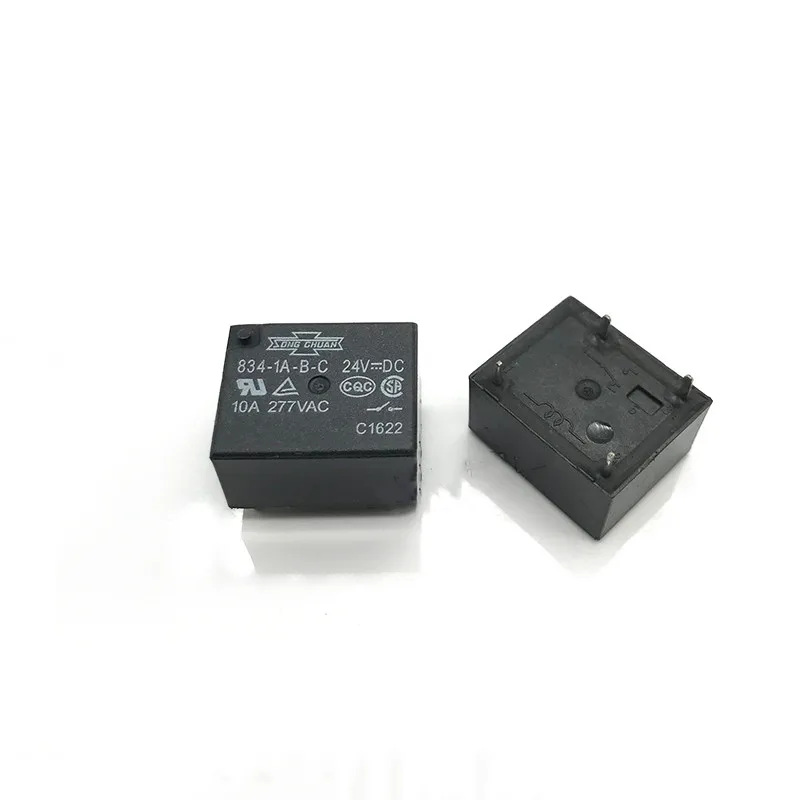 1PCS 834-1A-B-C-12V 834-1A-B-C-24V DIP Relay Brand new original