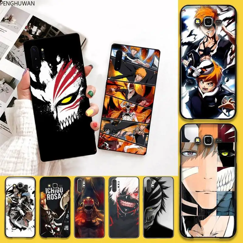 Отбеливатель Ichigo Kurosaki рукава Kuchiki Сделай Сам чехол для телефона Samsung Note 7 8 9 10 pro Galaxy