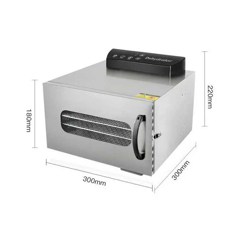 110V 220V 6 пищевые лотки осушитель Нержавеющая сталь закуски обезвоживания сушилка