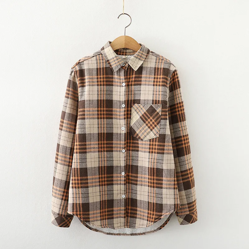 Рубашка женская Вельветовая зимняя осенняя розовая свободная - купить по