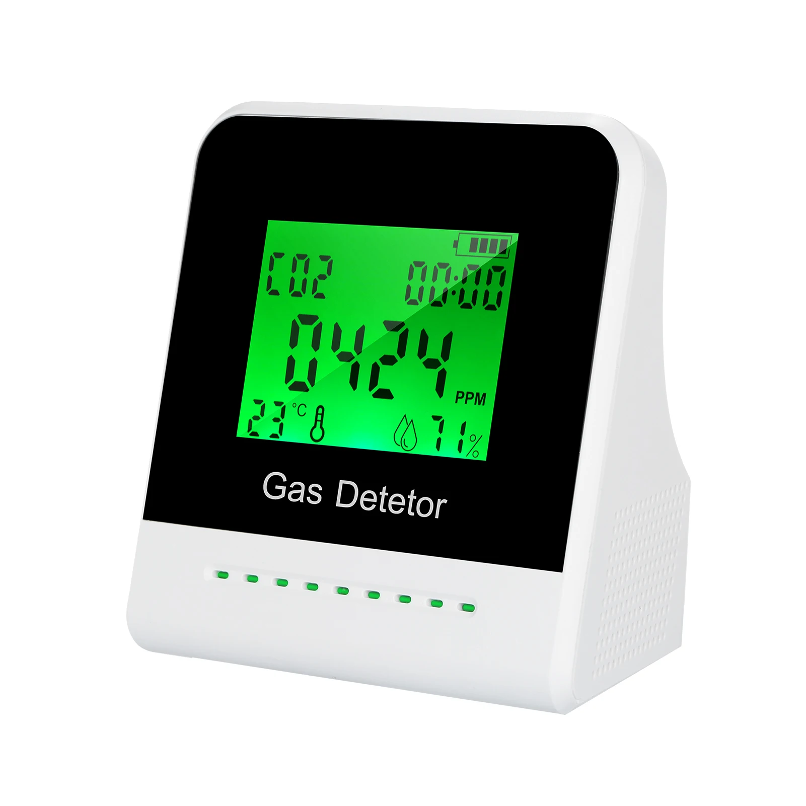

KKmoon CO2 Monitor Carbon Dioxide Tester 2-inch LCD Screen Multifunctional Air Quality Detector USB Rechargeable CO2 Meter