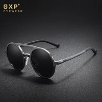 gxp 2020 steampunk classic aluminum round lens sunglasses men polarized sun glasses driving mens eyewear