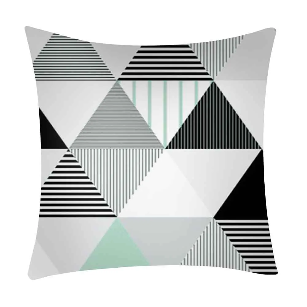 Наволочка для подушки с абстрактным рисунком декоративный цветной чехол