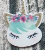 Серебристый 15 шт./лот kawaii плоское украшение из смолы Единорог головка полимерные кабошоны принадлежности - Цвет: Серебристый