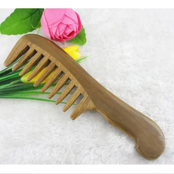 

Sandalwood Comb Handmade Wide Tooth Head Massage Health Care Beauty Hair brush
