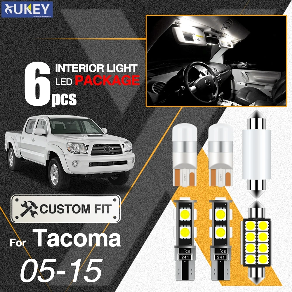 Комплект Xukey для салона автомобиля светодиодные купольные лампы карты номерного