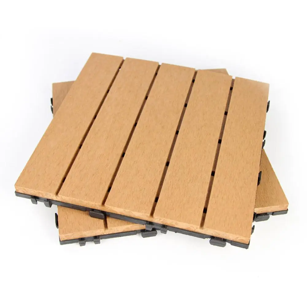 Плитка из цельного дерева и пластика 30x30 для внутреннего наружного использования