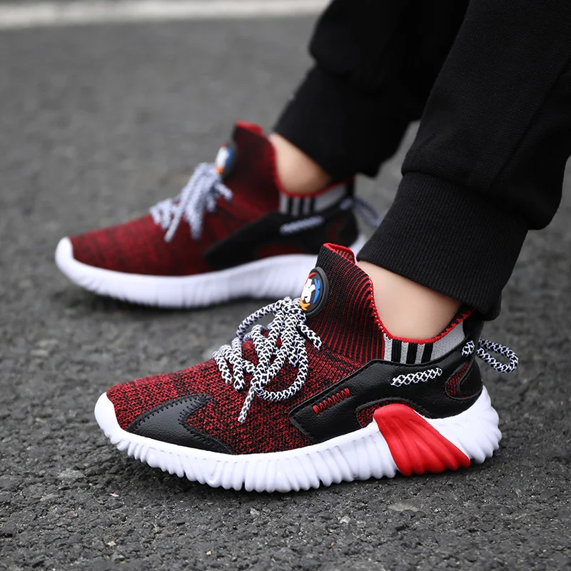 Кроссовки Детские легкие дышащие из сетчатого текстиля на мягкой подошве для