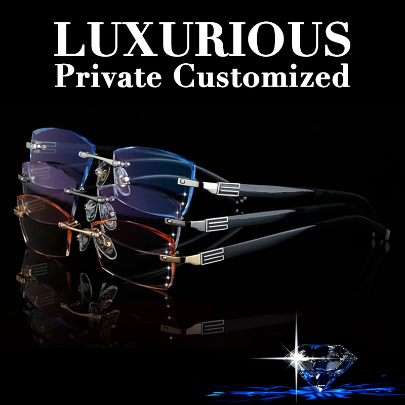 Новые брендовые дизайнерские очки со стразами простые мужские прозрачные линзы