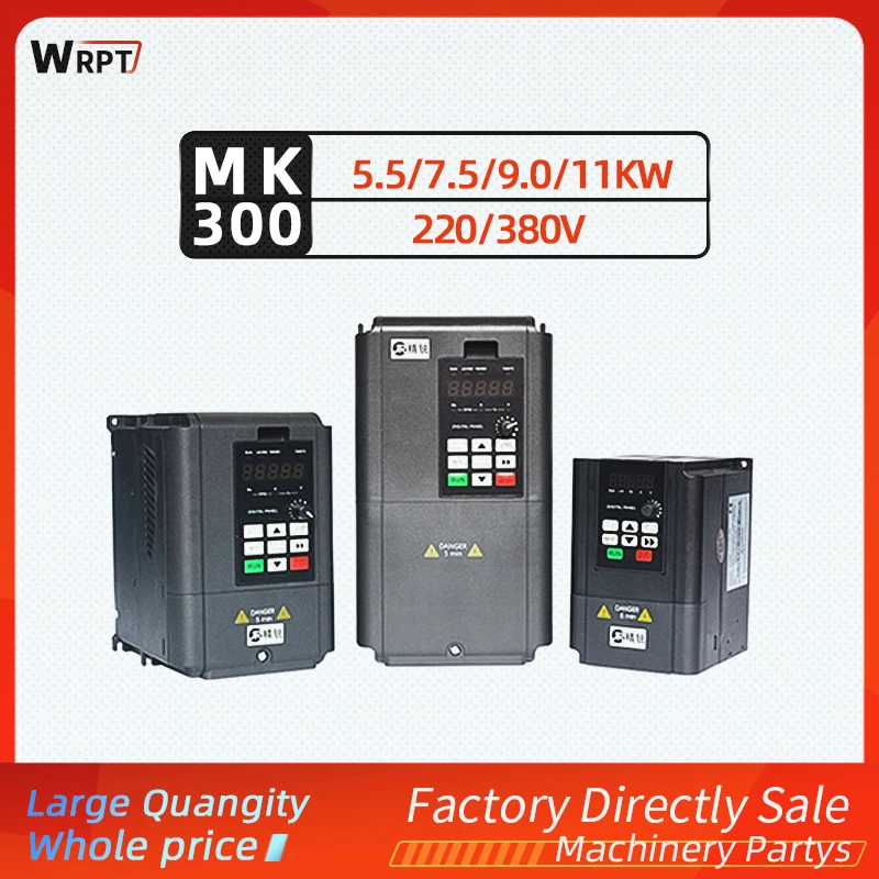 

JR engraving machine spindle motor5.5KW/7.5KW 9KW 11KW inverter 220V / 380V electric spindle speed controller Inverter