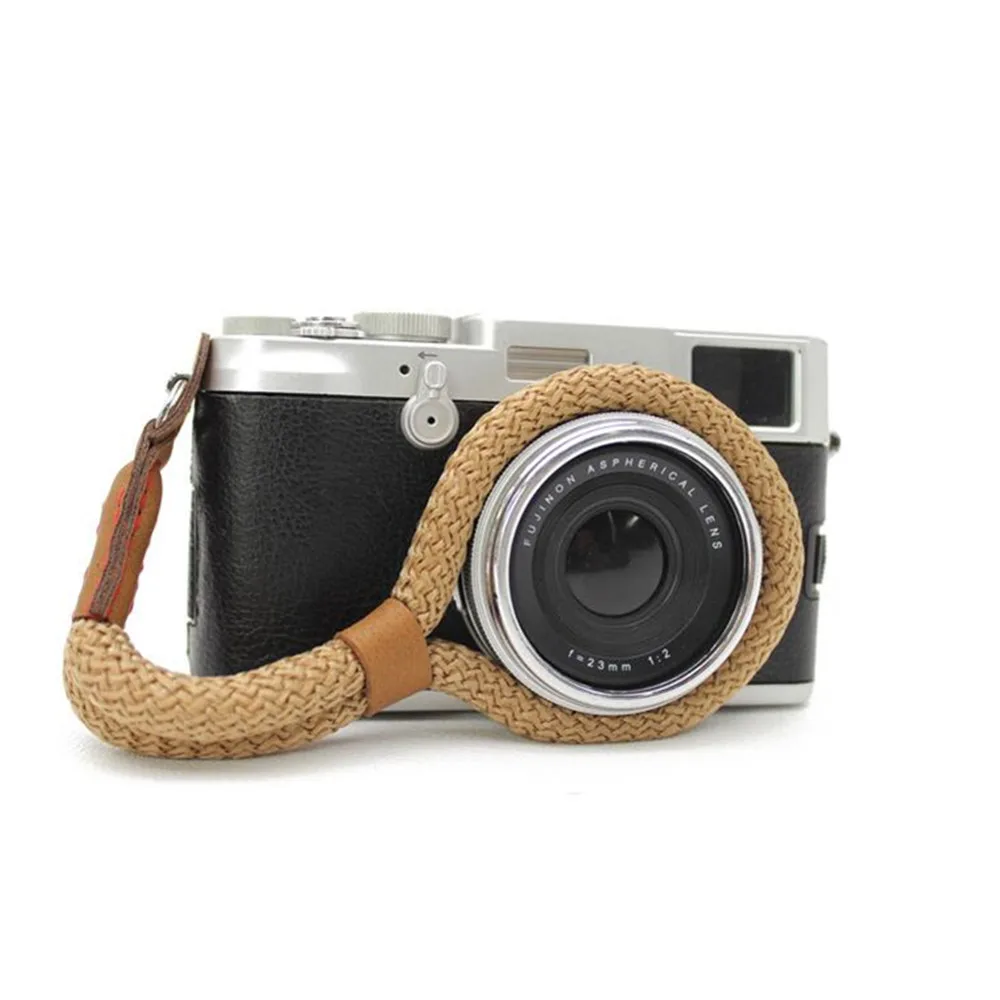 

Cotton Blended Camera Wrist Strap Hand Grip For Leica Canon Nikon Sony SLR Camera Accessories Comfortable Security Wrist Strap