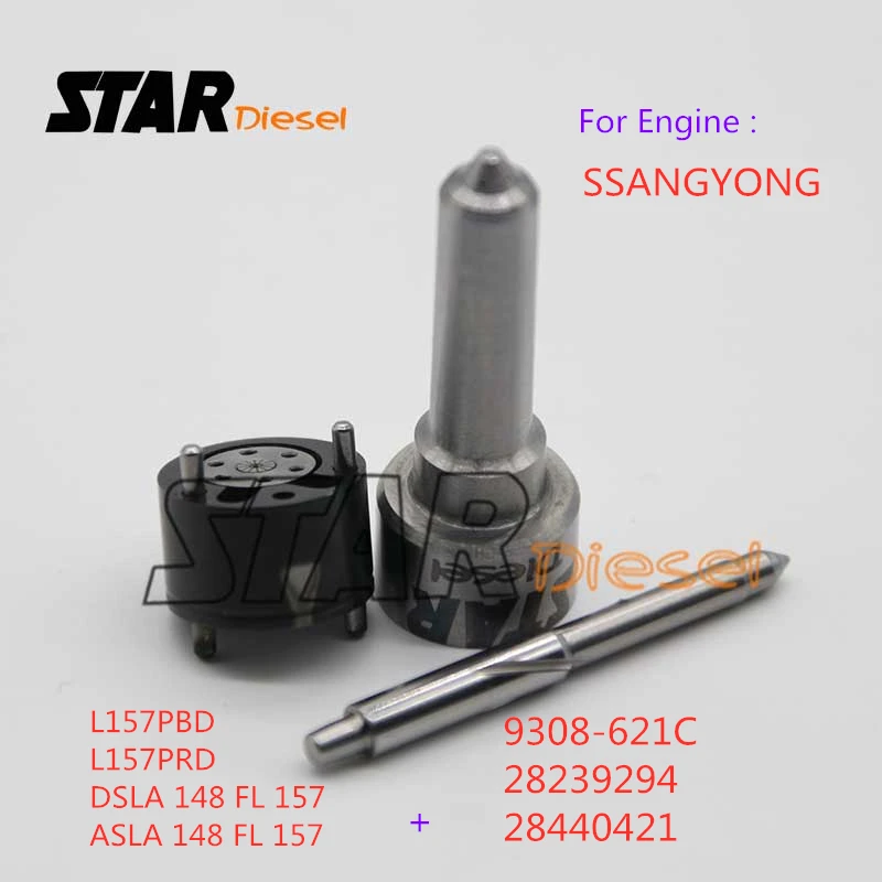 

STAR diesel Nozzle L157PBD Valve 9308-621C Repair Kits 7135-650 For SSANGYONG EJBR03401D A6640170021 EJBR04701D A6640170222