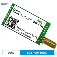 sx1262 lora wireless serial port module transmitter uart 433mhz 470mhz 30dbm 10km cdsenet e22 400t30dc sma module receiver