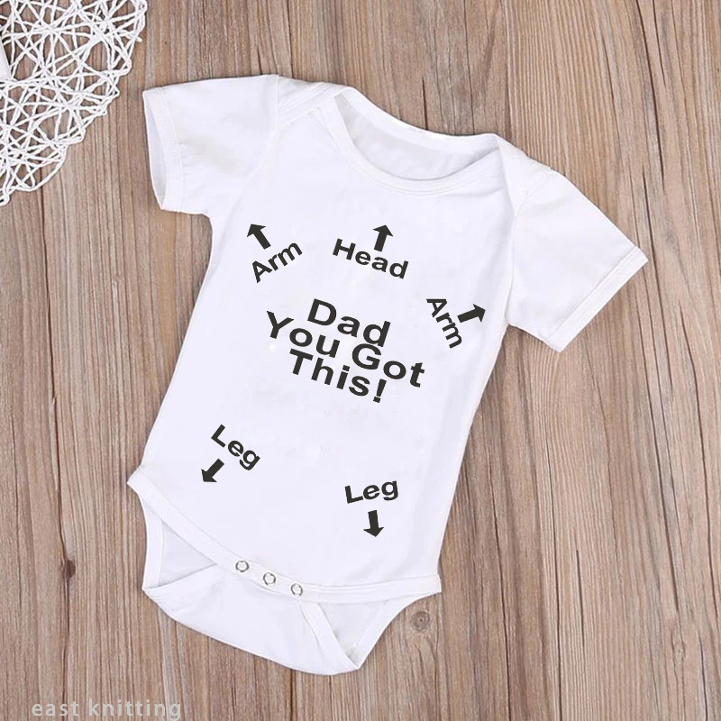 Боди для маленьких мальчиков и девочек в стиле Харадзюку С буквенным принтом